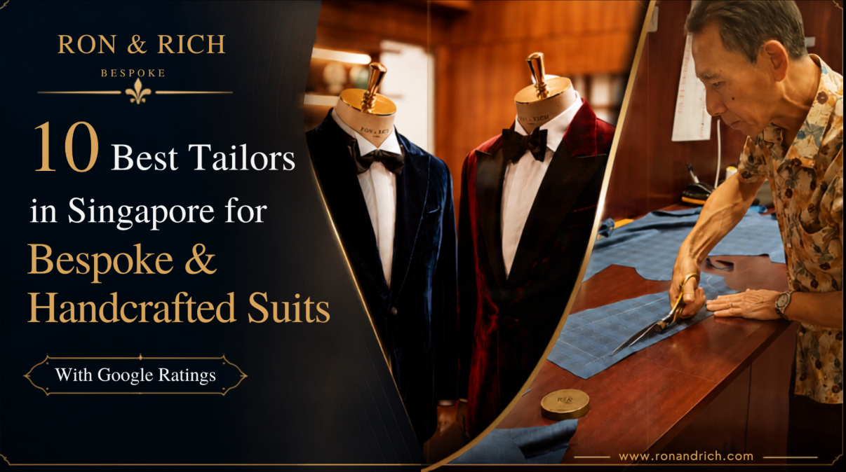 10 Best Tailors in Singapore for Bespoke & Handcrafted Suits (With Google Ratings)