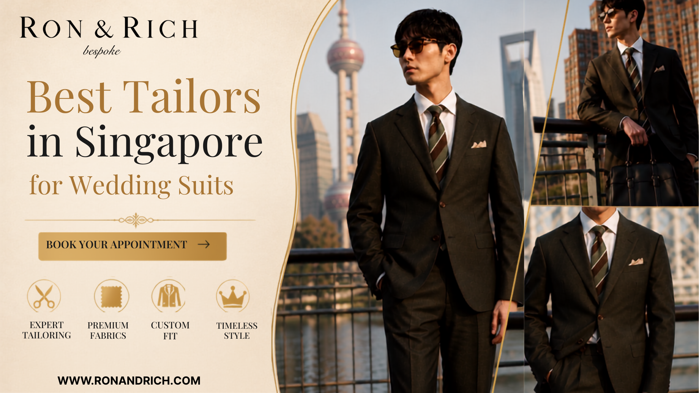 Best Tailors in Singapore for Wedding Suits