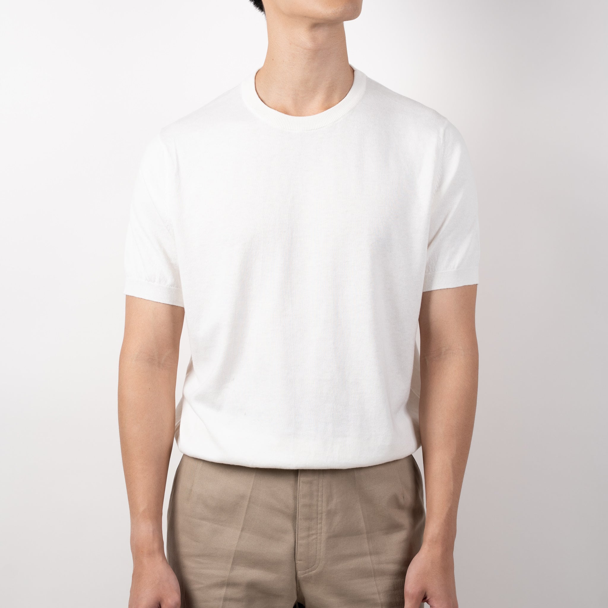 Knit Tee - White