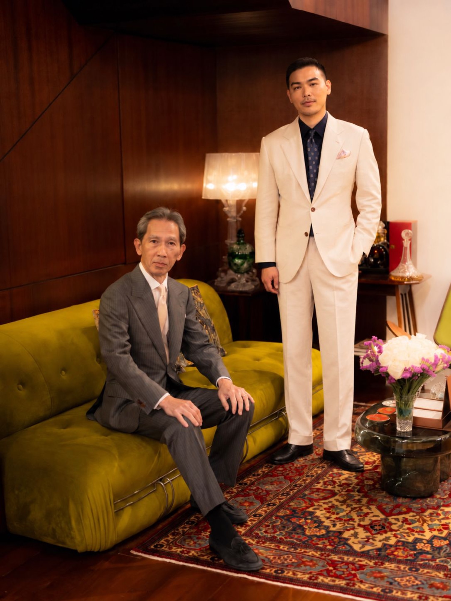 Richard and Aaron Fan in the Ron & Rich atelier