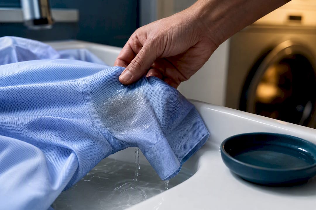 Fix Deodorant Stains on Shirts Before Heat Sets Them, or See a Tailor