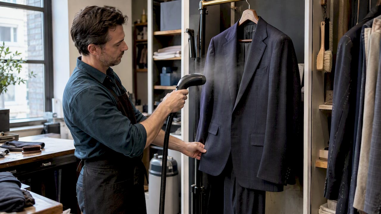 Steam a Suit: 6 Steps to Protect Bespoke Shape