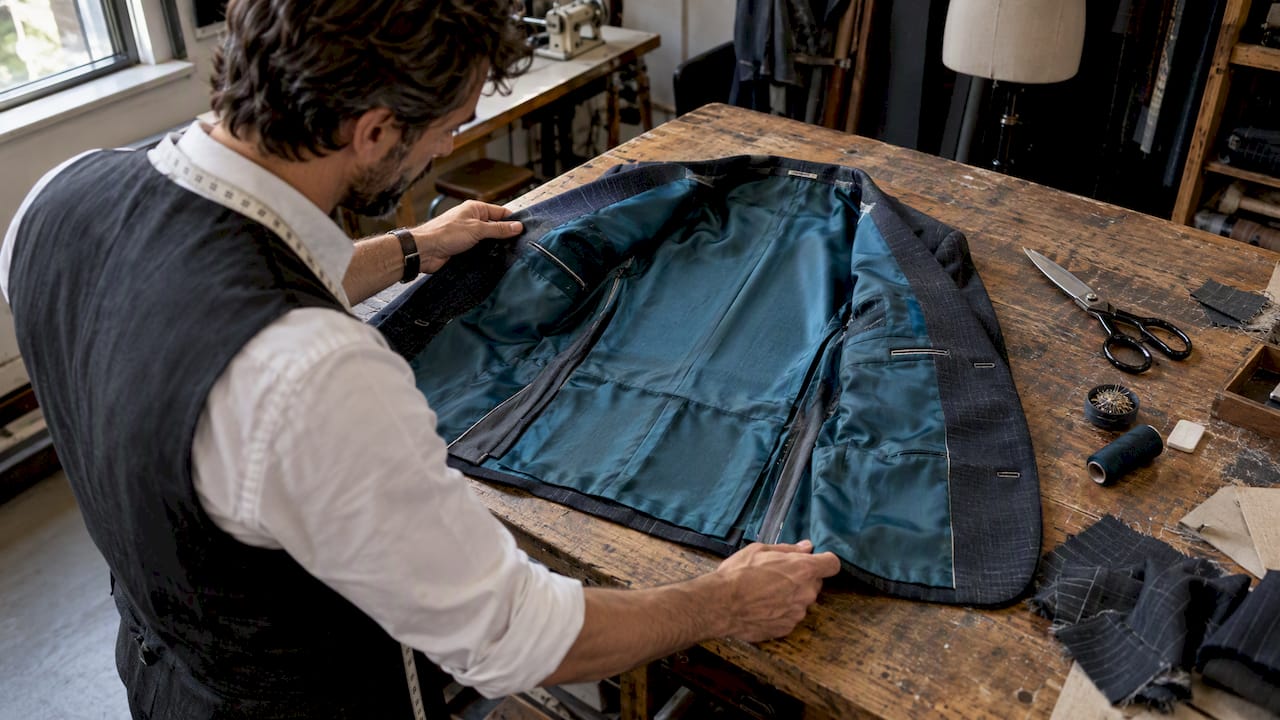 Suit Lining Options: Full, Half, Quarter or Unlined