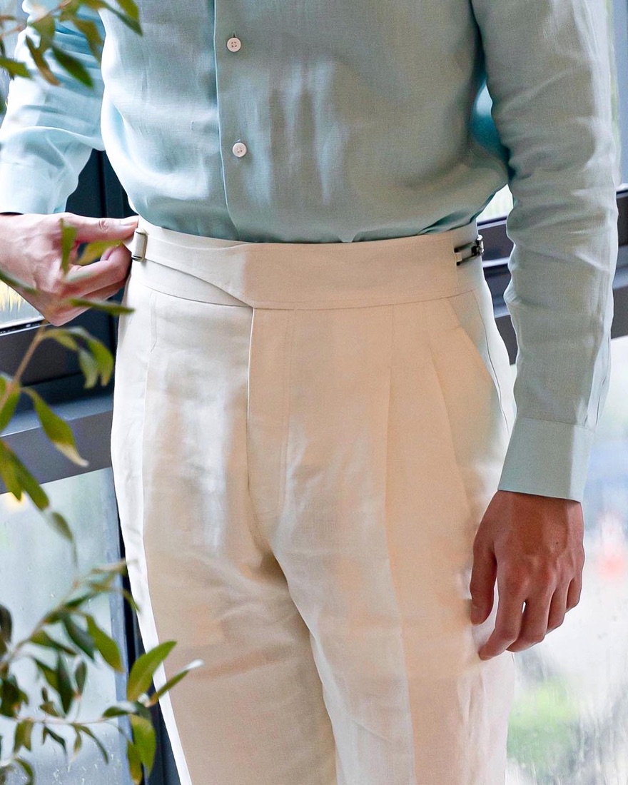 Pleats or flat front by Ron & Rich